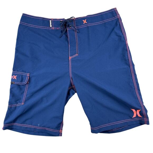 Hurley One and Only Boardshort 22" Mid Navy Mens Swimwear Size 34 - Picture 1 of 3